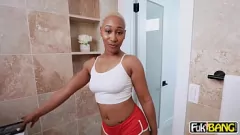 Redare Fundul gros, Daphne este negru pe negru în hardcore Ebony Encounter
