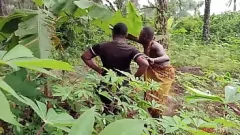 Play Sensual Land Agent Fucks His Horny Ebony Client in Doggystyle Outdoors