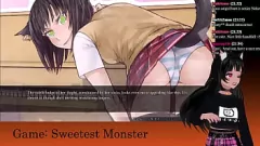 Play Watch LewdNeko's Spooky Halloween Gameplay in Sweetest Monster Part 2 - Petite VTuber in Horror Toon Action