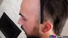 Afspelen Biseksuele baby-uitdeelbare gumshoe in treyway met bjs en seks