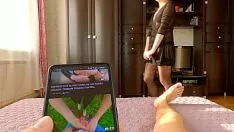 Redare Stairsis nu mă lasă să văd porno și primește esperma în pisica ei rapidă