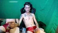 Play Straight Stoner's Intense Cumshot Facial in Solo Session
